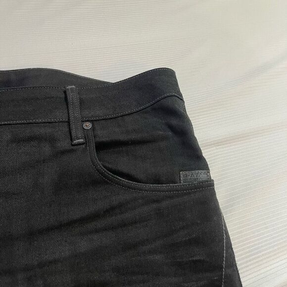 G Star Raw Arc Zip 3D Slim Black Tapered Denim Jeans Size 36 X 31 - Picture 4 of 12